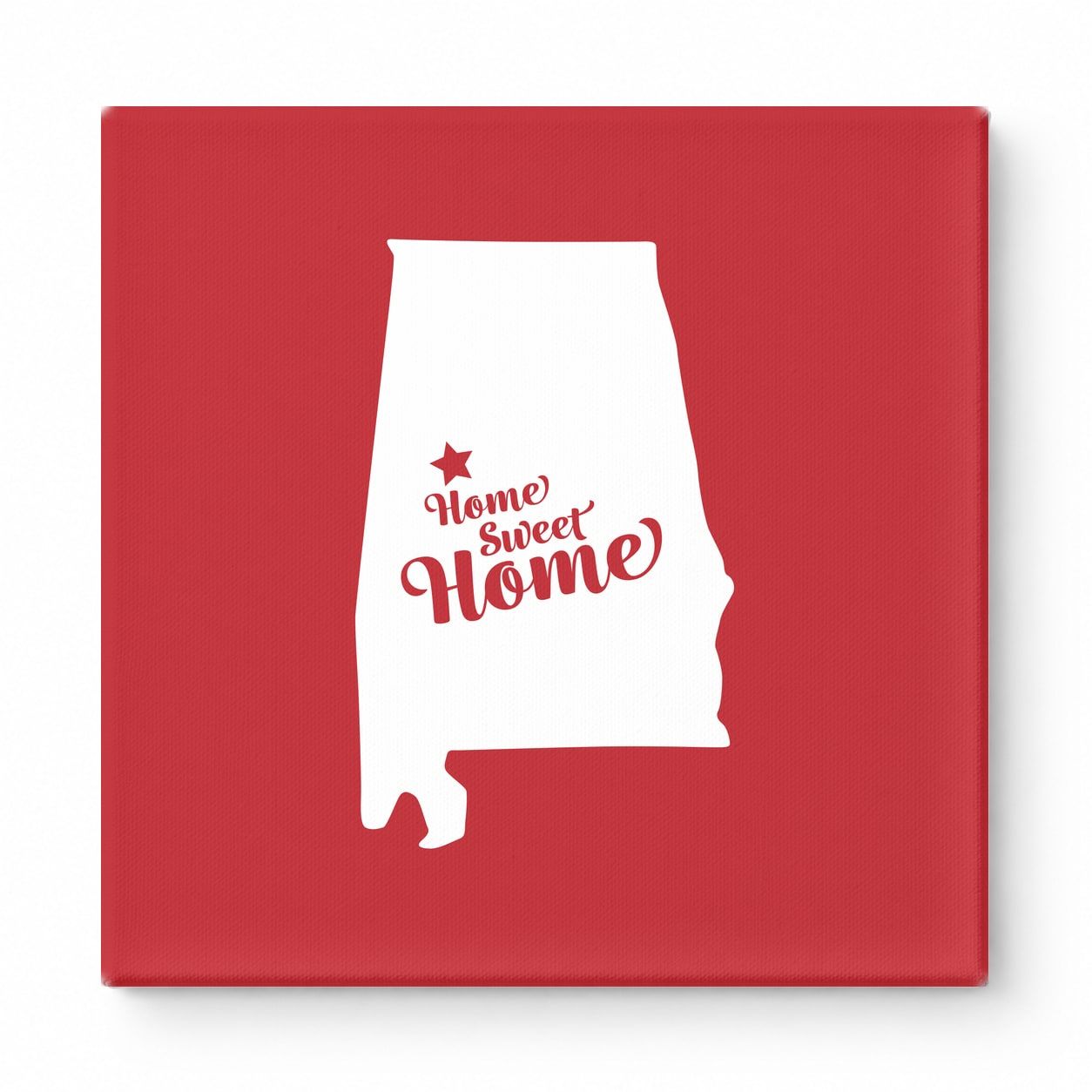 Home Sweet Montgomery — Alabama State Silhouette