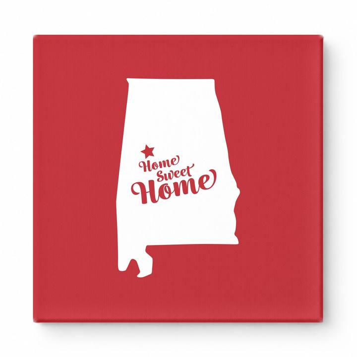 Home Sweet Montgomery — Alabama State Silhouette