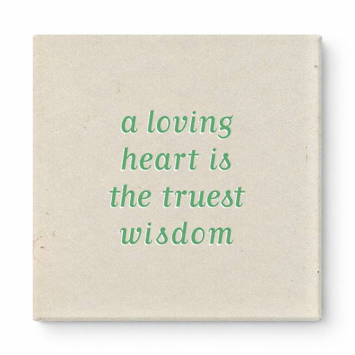 A Loving Heart Is the Truest Wisdom — Geometric Low-Poly
