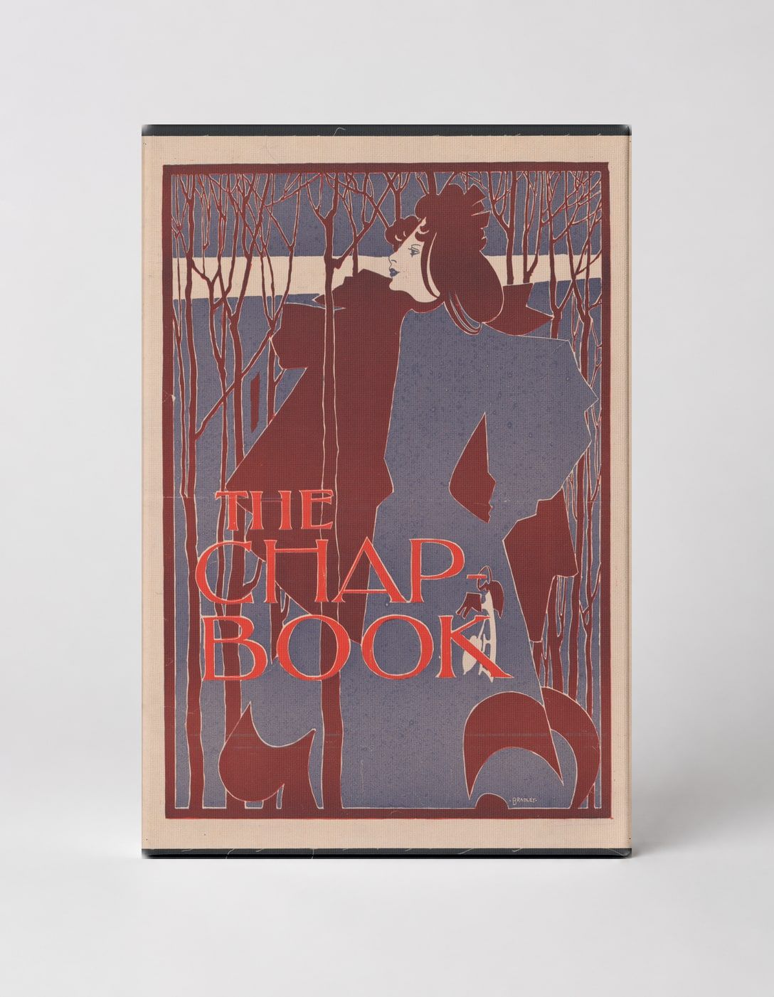 The Chap Book 1890s - Art Nouveau Vintage Literary Poster Wall Art