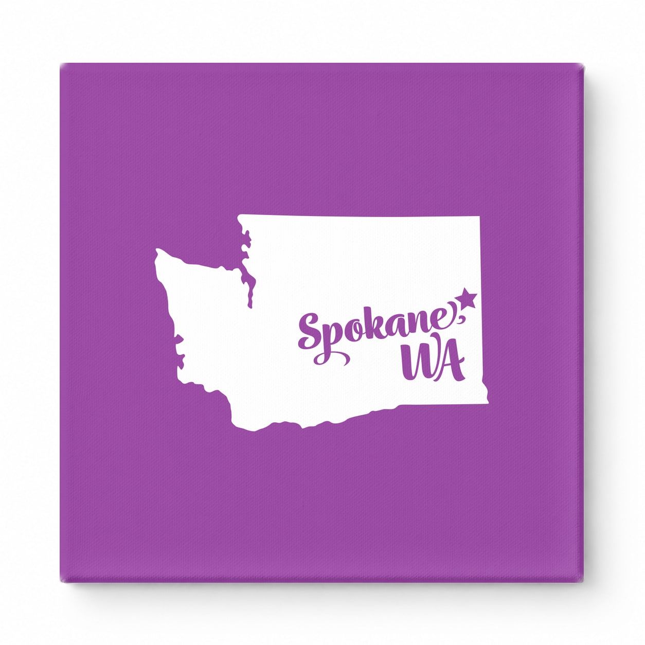 Home Sweet Spokane — Washington State Silhouette