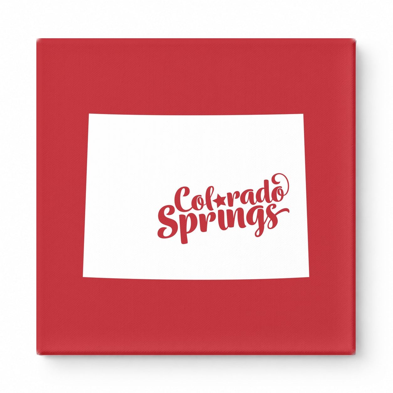 Home Sweet Colorado Springs — Colorado State Silhouette