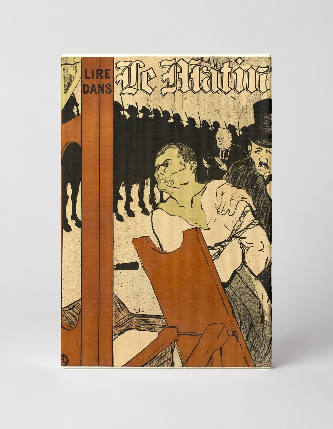 Lire Dans Le Matin 1890s - Belle Epoque Vintage Poster Canvas Wall Art