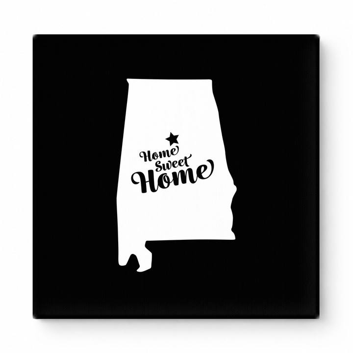 Home Sweet Montgomery — Alabama State Silhouette