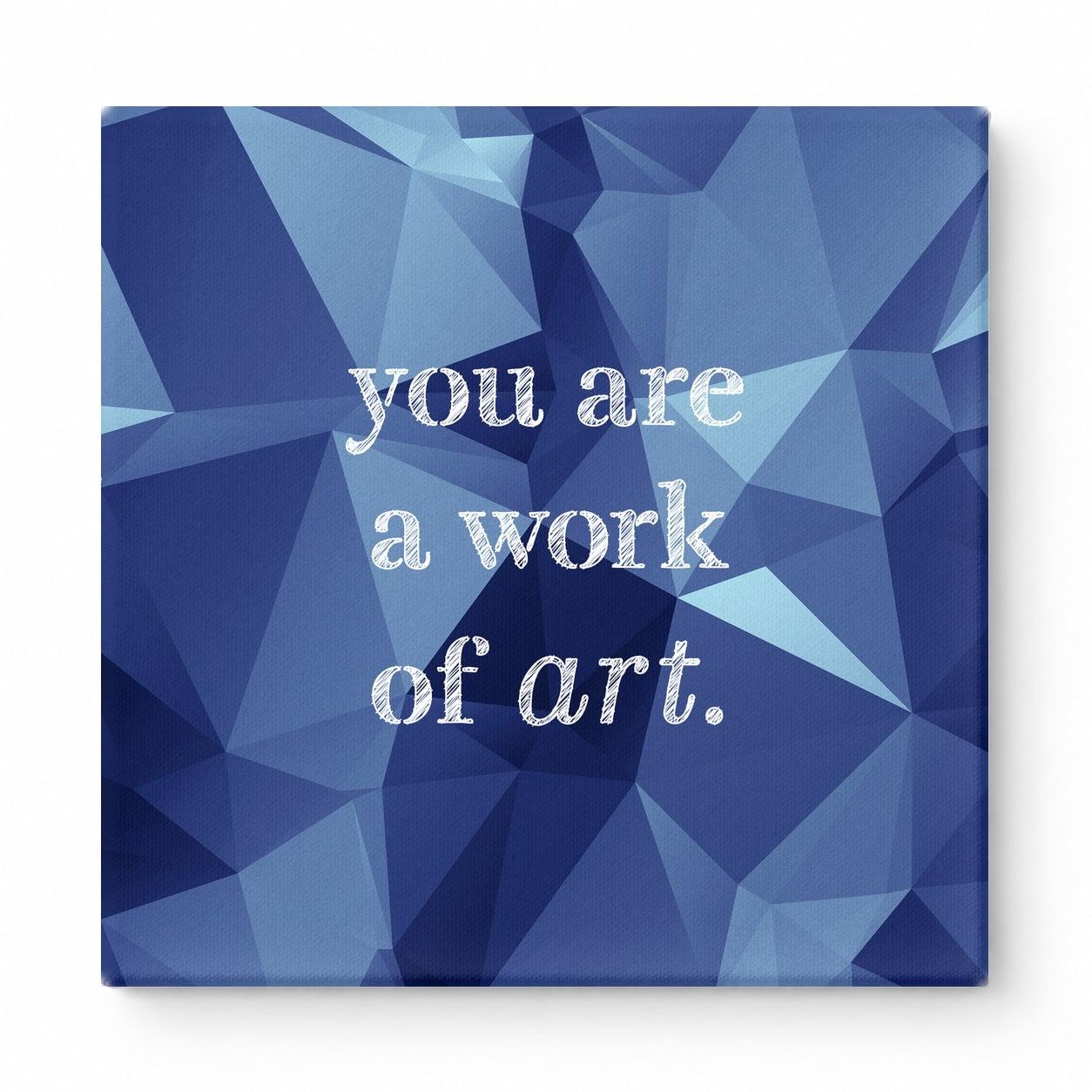 You Are a Work of Art — Watercolor Wash