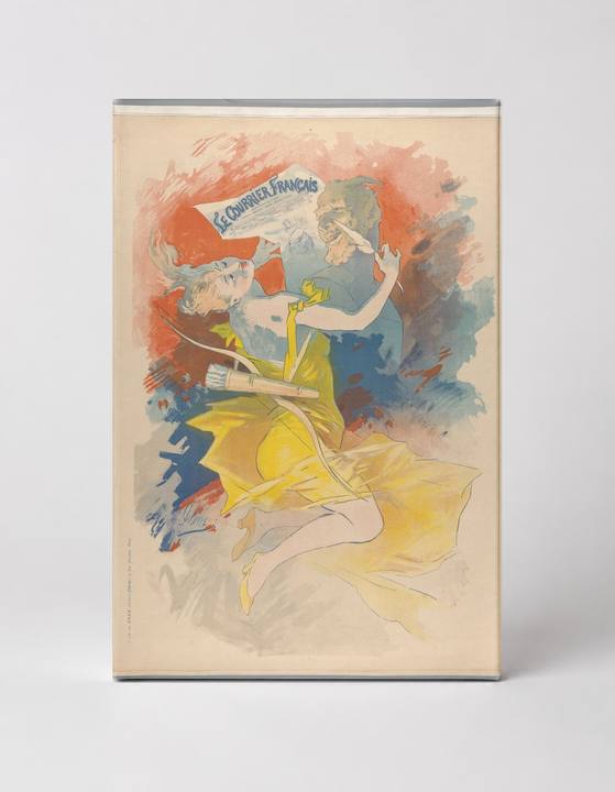 Le Courrier Français 1890s - Belle Époque Vintage Poster Wall Art