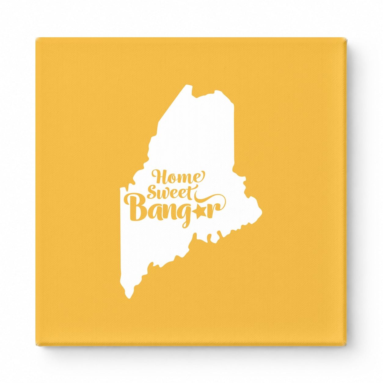 Home Sweet Bangor — Maine State Silhouette