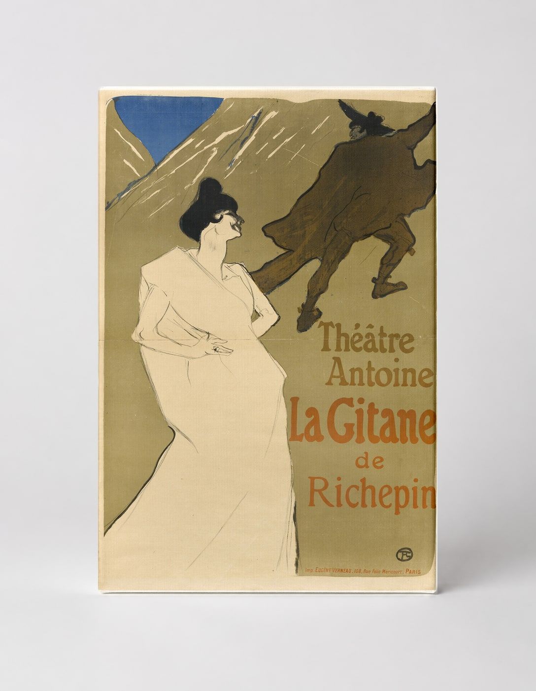 La Gitane de Richepin Théâtre Antoine 1900 - Belle Époque Vintage Poster Wall Art