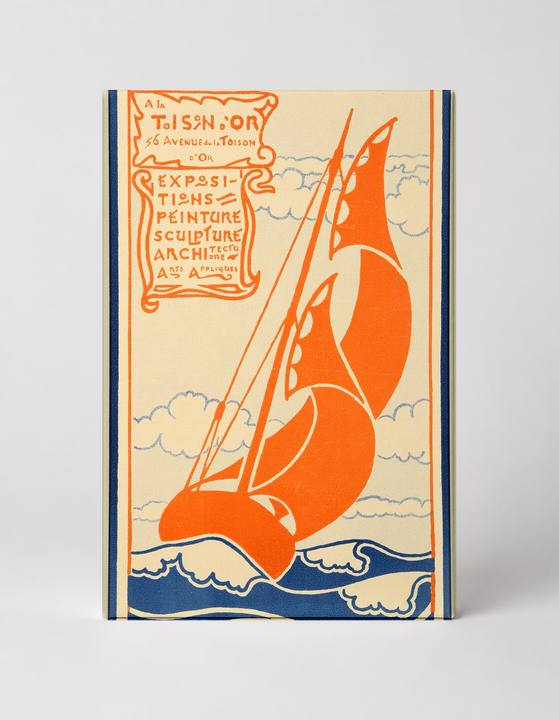 A la Toison d'Or 1898 - Art Nouveau Sailing Vintage Poster Wall Art