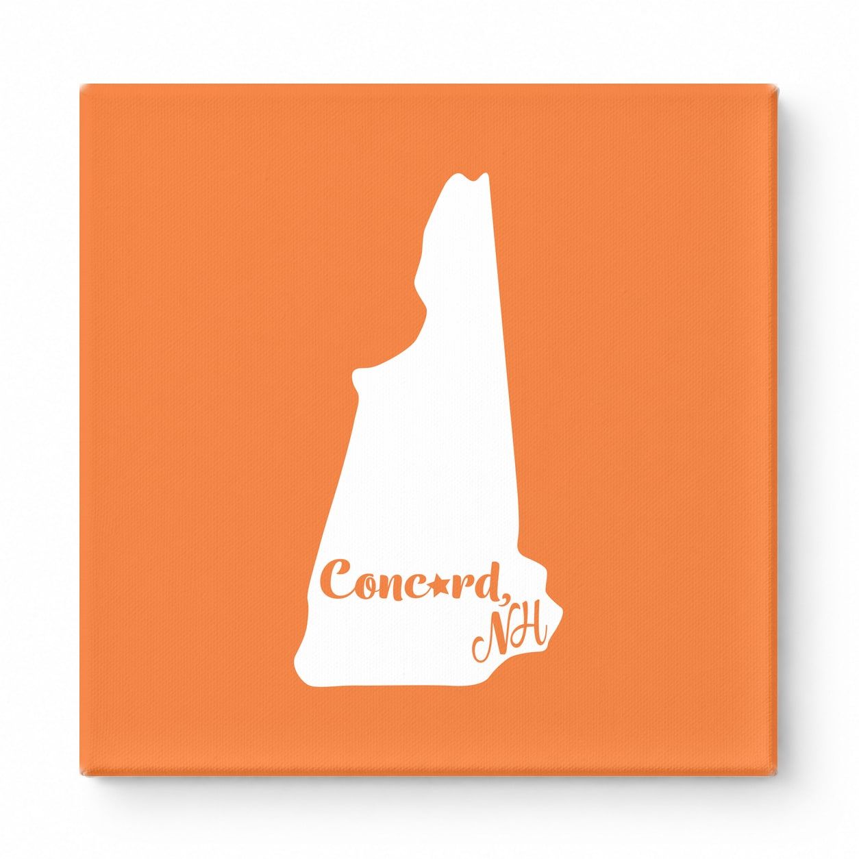 Home Sweet Concord — New Hampshire State Silhouette
