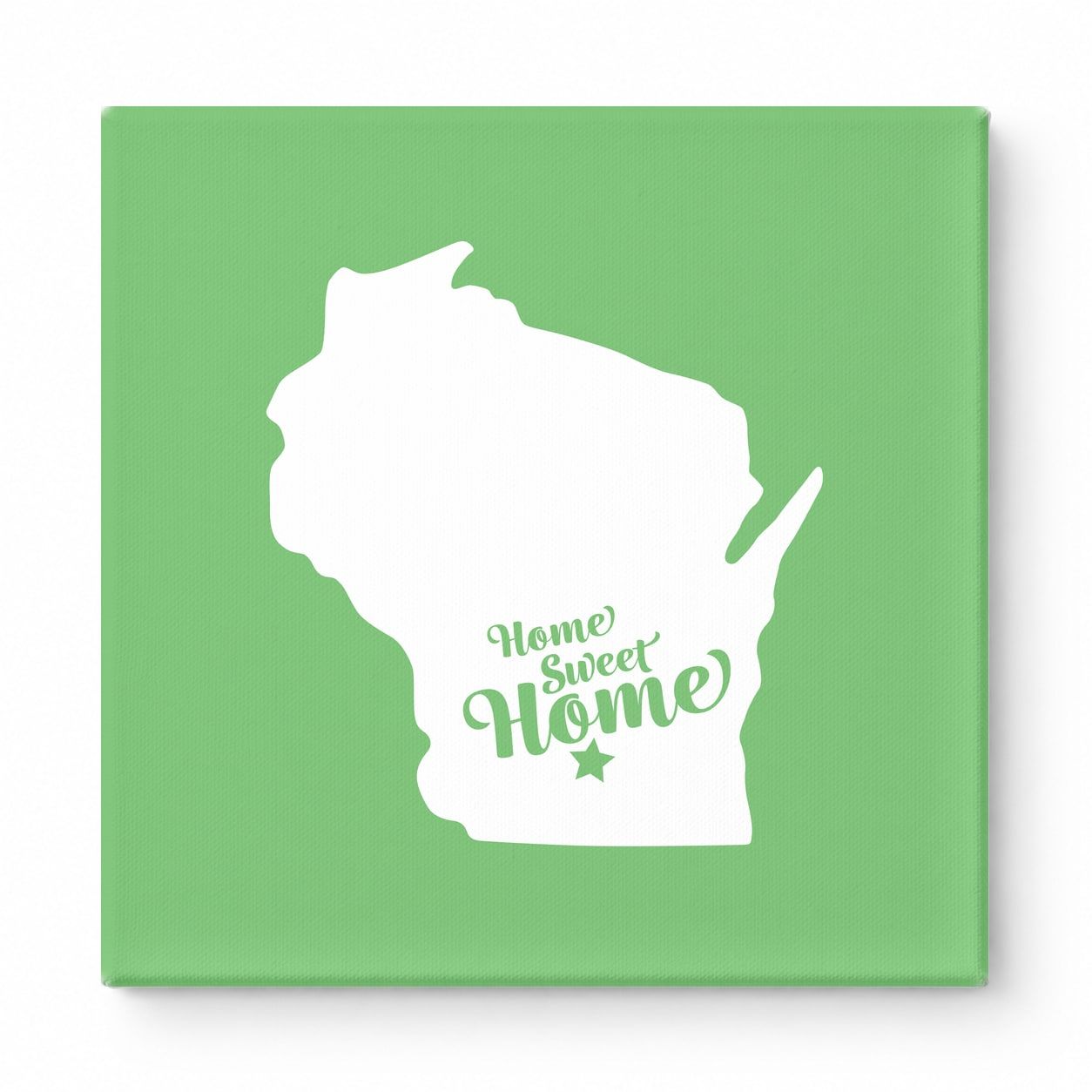 Home Sweet Milwaukee — Wisconsin State Silhouette