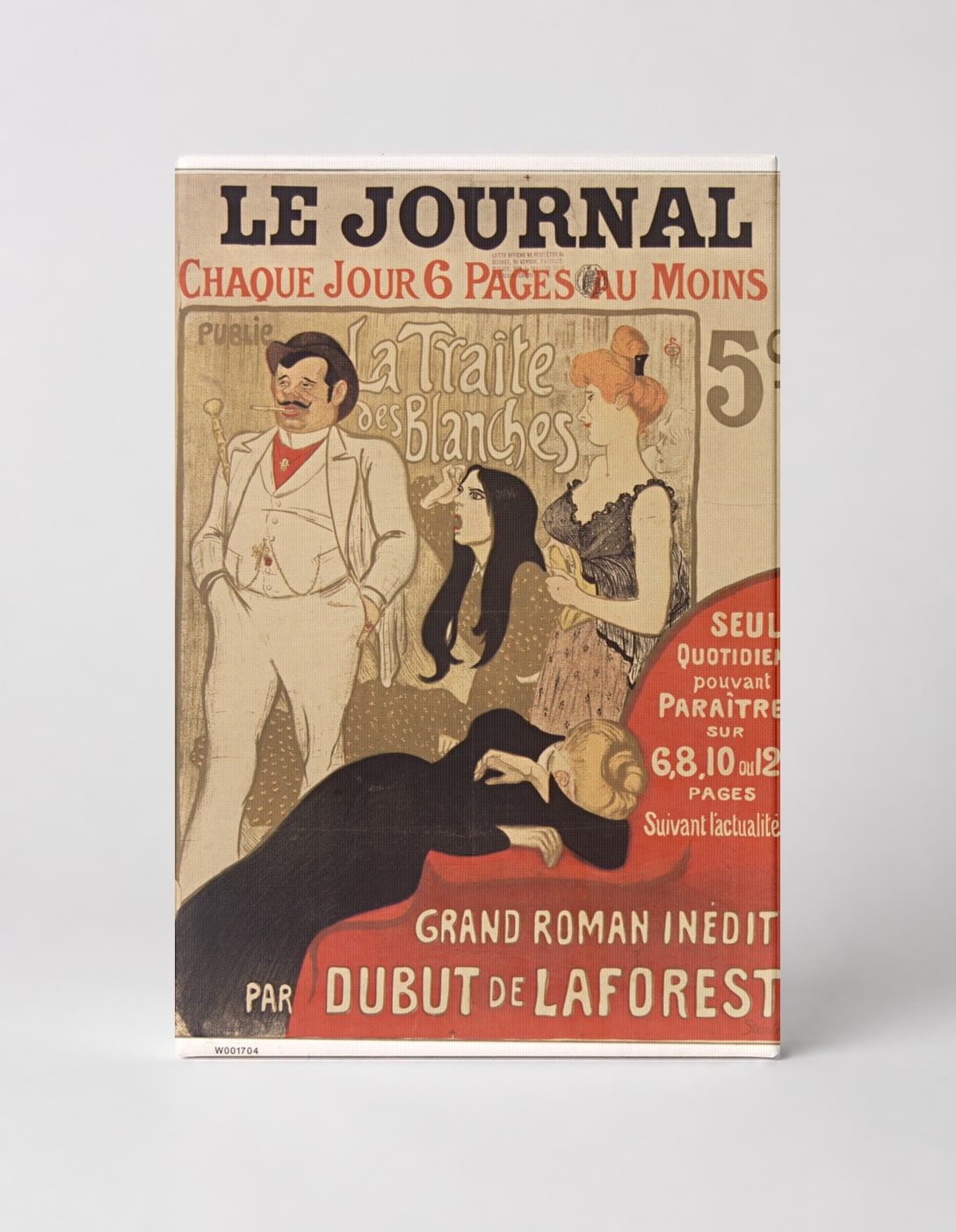 Le Journal La Traite des Blanches 1899 – Belle Époque Vintage Poster Wall Art