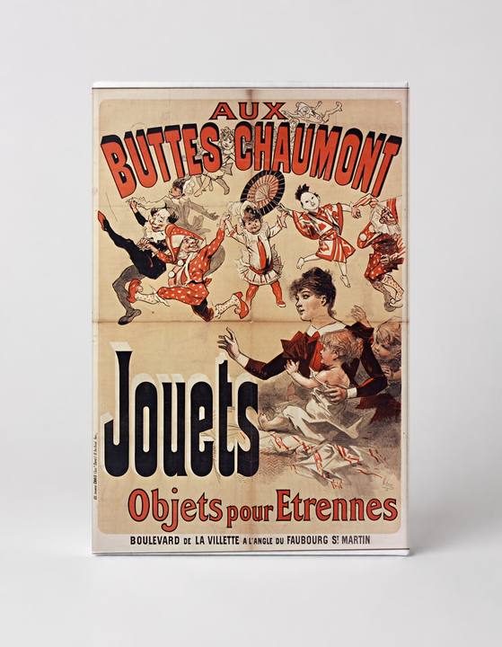 Aux Buttes Chaumont Jouets 1890s - French Belle Époque Vintage Poster Wall Art