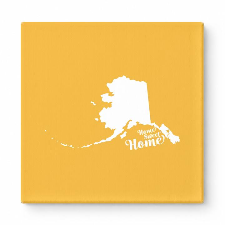 Home Sweet Home — Alaska State Silhouette