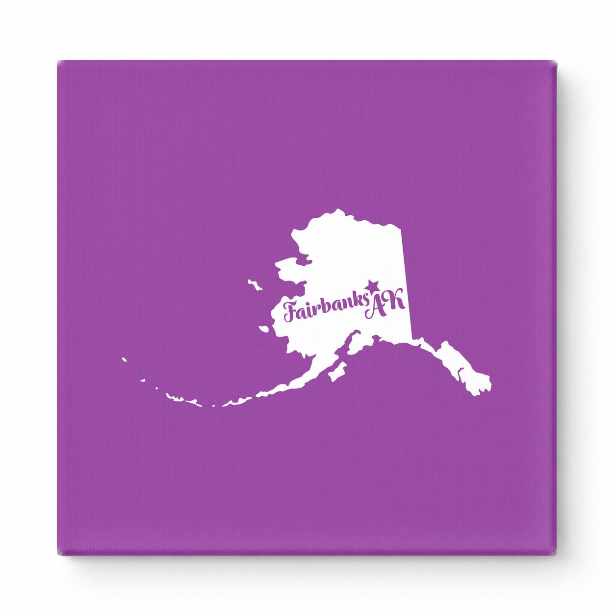 Home Sweet Fairbanks — Alaska State Silhouette