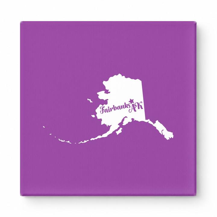 Home Sweet Fairbanks — Alaska State Silhouette