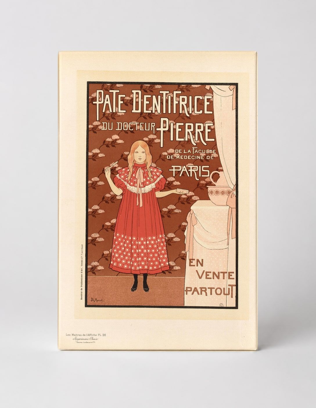 Pate Dentifrice du Docteur Pierre 1890s - Belle Époque Vintage Poster Wall Art
