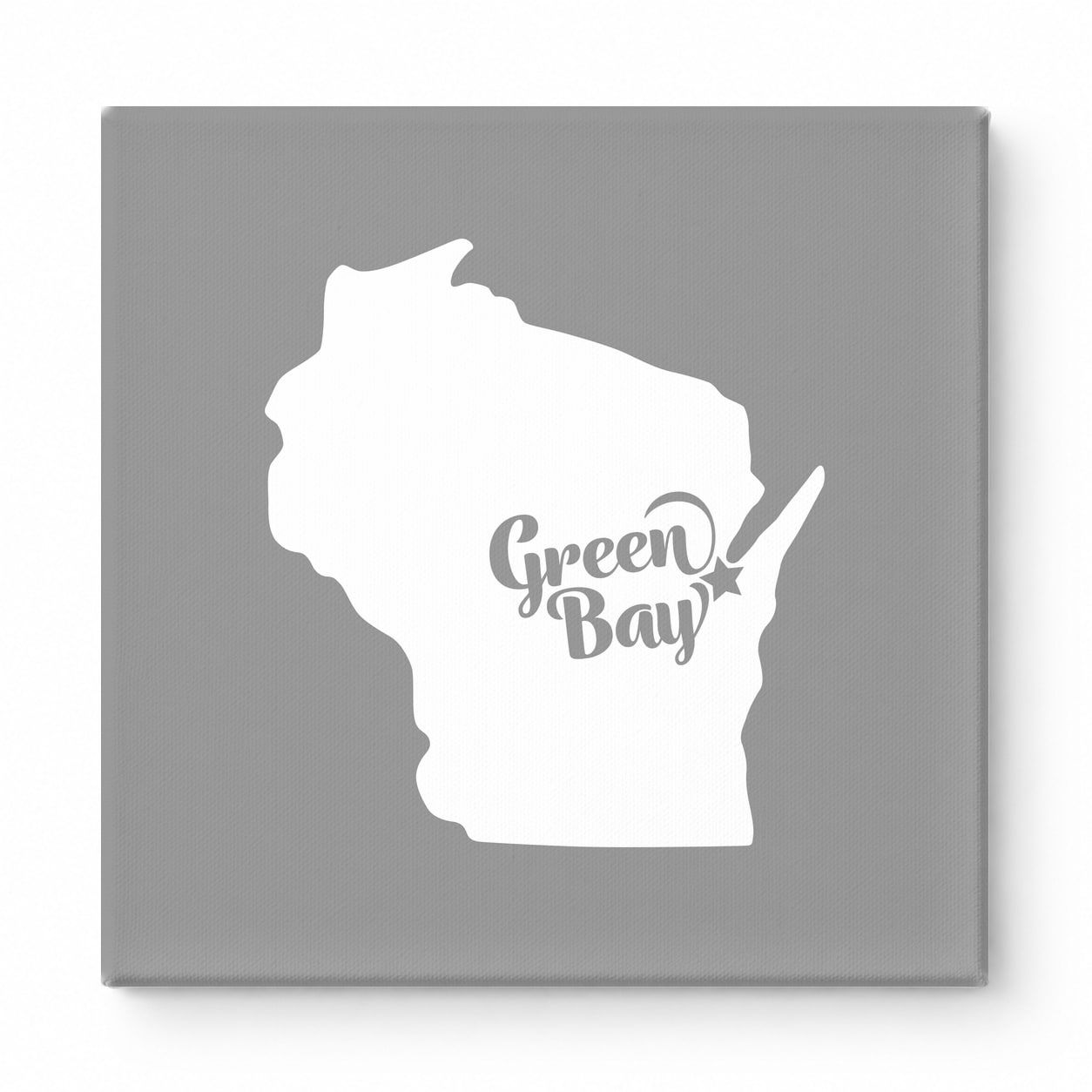 Home Sweet Green Bay — Wisconsin State Silhouette