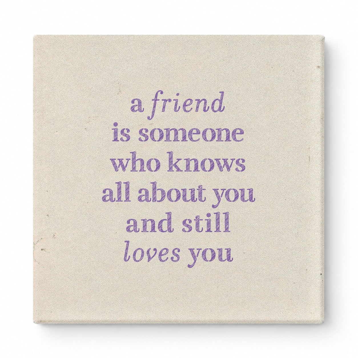 A Friend Is Someone Who Knows All About You and Still Loves You — Geometric Low-Poly