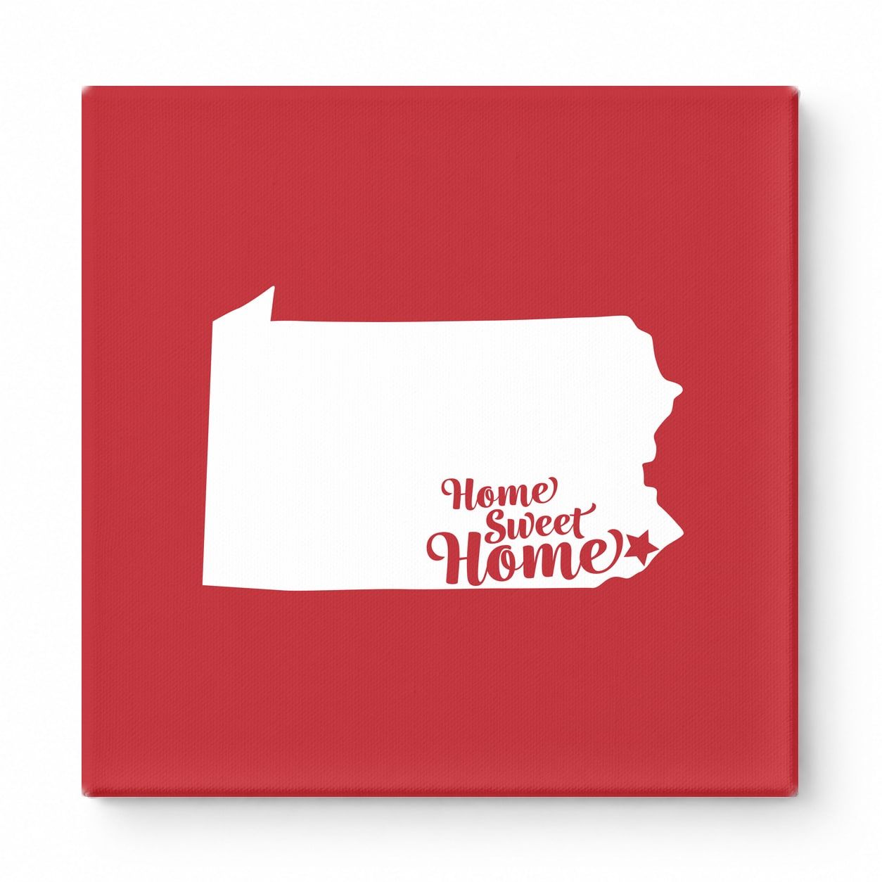 Home Sweet Lancaster — Pennsylvania State Silhouette