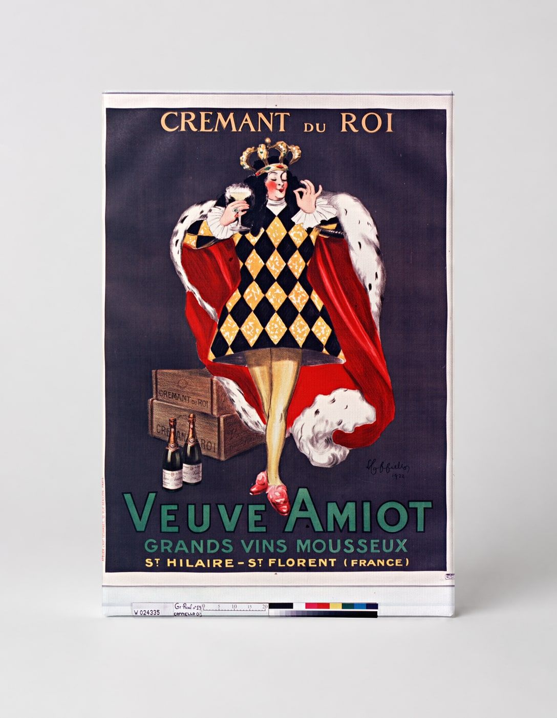 Cremant du Roi Veuve Amiot 1900s - Belle Époque Vintage Poster Wall Art