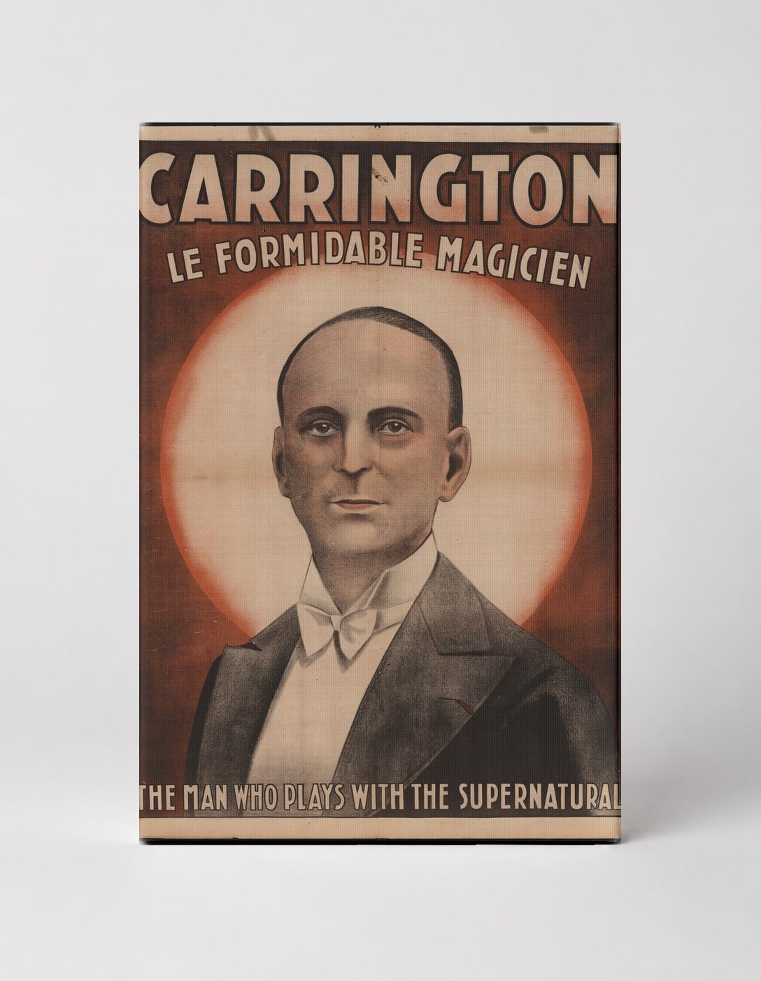 Carrington Le Formidable Magicien 1900s - Vintage Magic Poster Wall Art