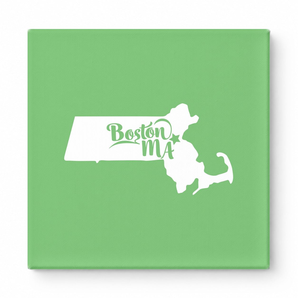Home Sweet Boston — Massachusetts State Silhouette
