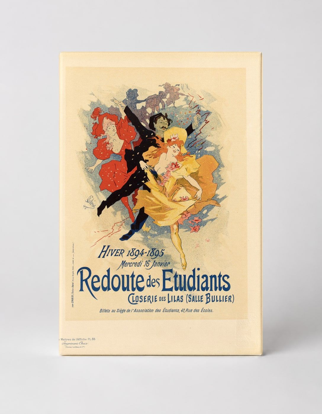Redoute des Etudiants 1894 - Belle Epoque Vintage Poster Wall Art
