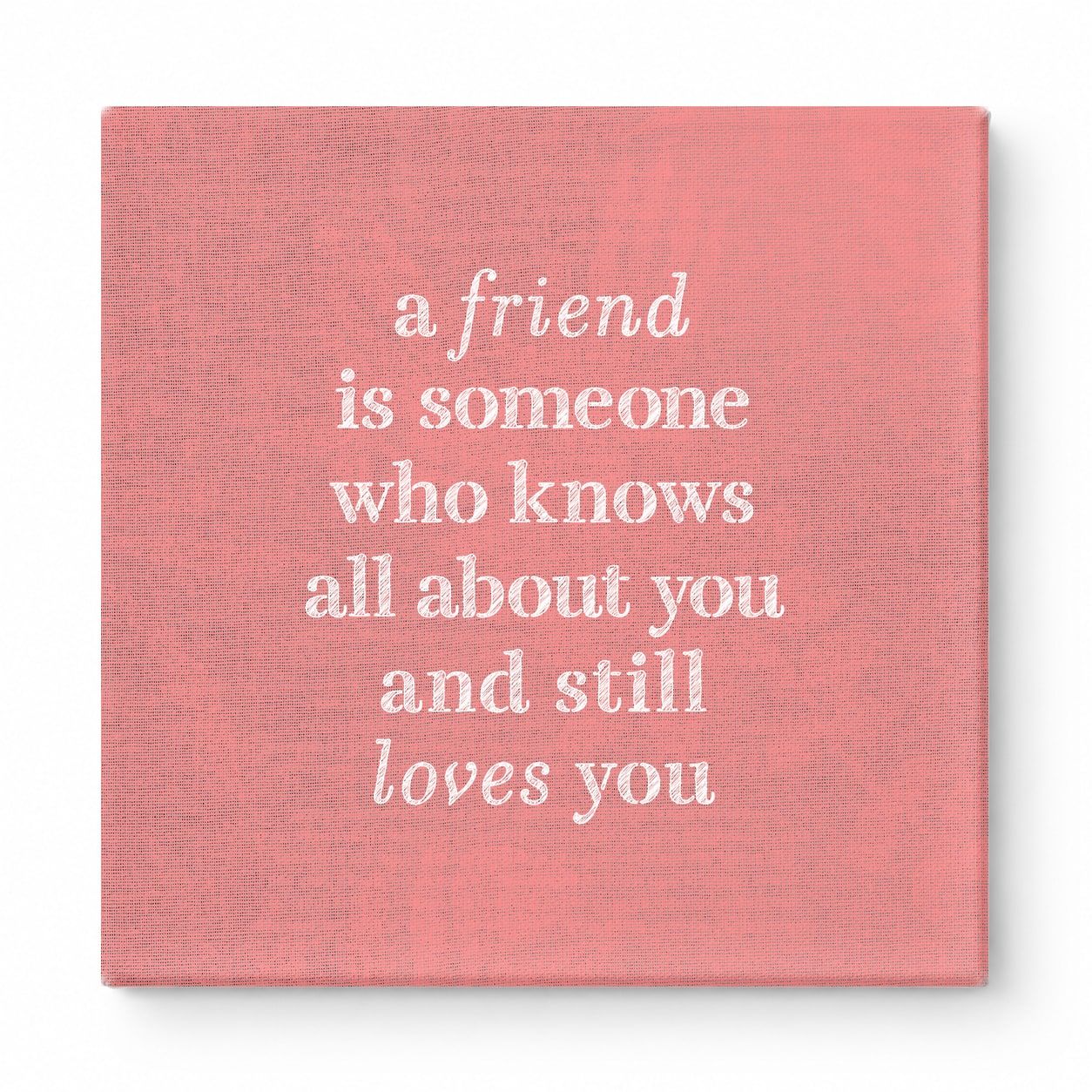 A Friend Is Someone Who Knows All About You and Still Loves You — Geometric Low-Poly