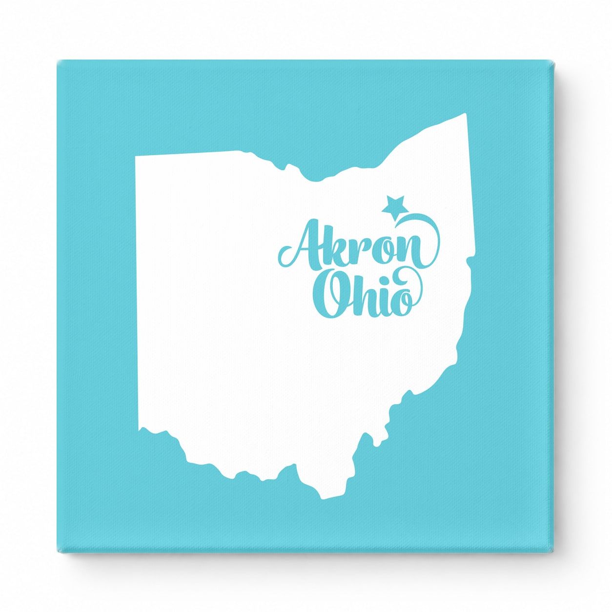 Home Sweet Akron — Ohio State Silhouette