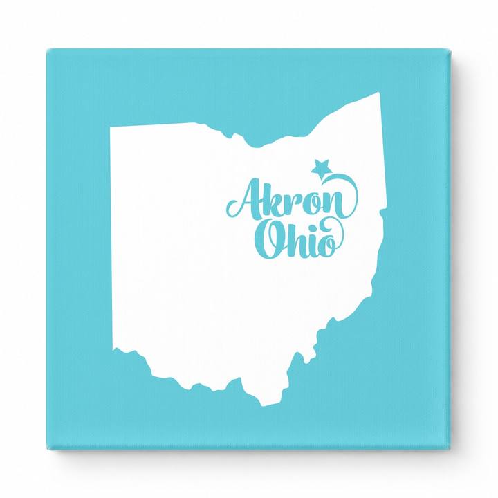 Home Sweet Akron — Ohio State Silhouette