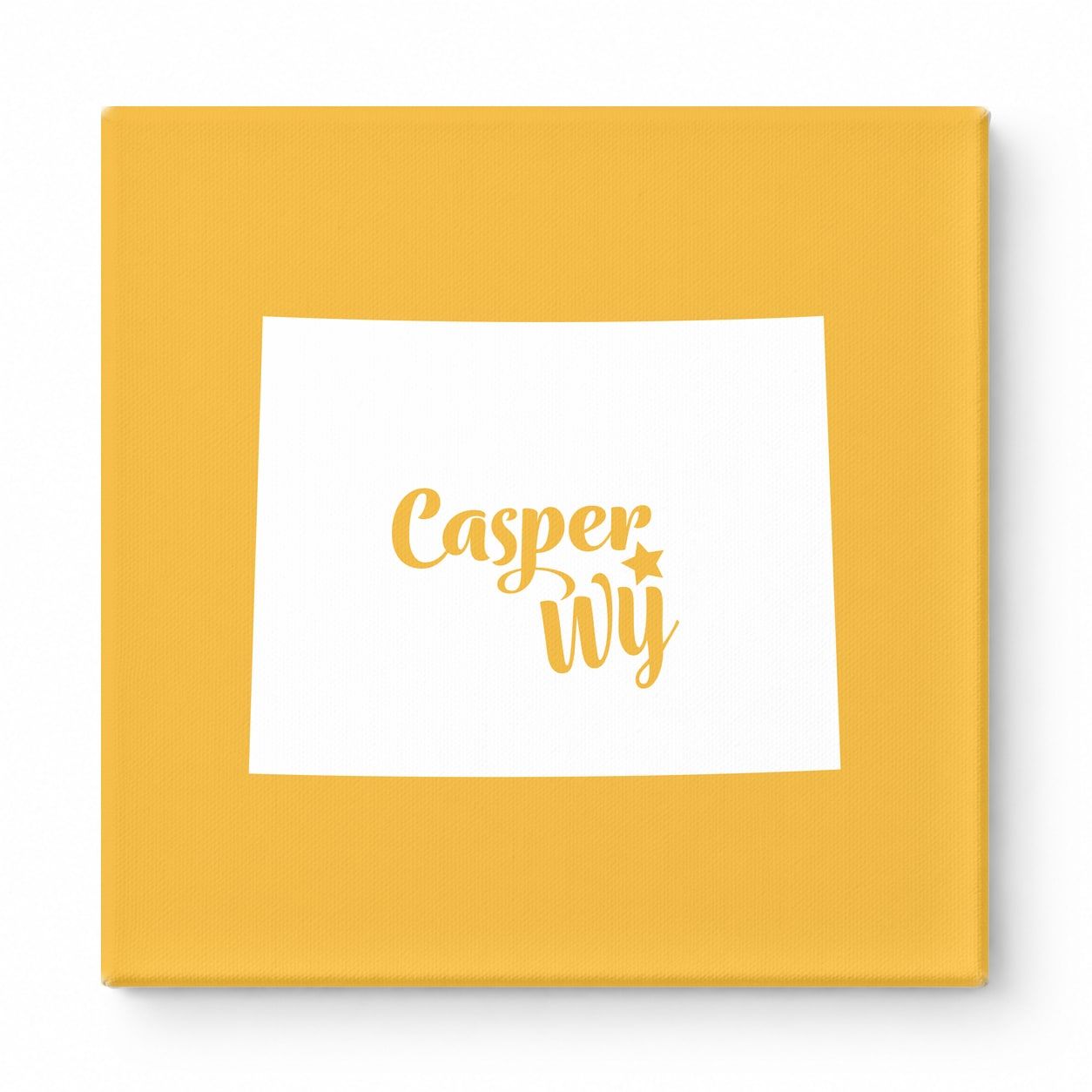 Home Sweet Casper — Wyoming State Silhouette