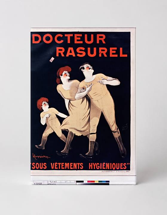 Docteur Rasurel Sous Vêtements Hygiéniques 1900 - Belle Époque Vintage Poster Wall Art