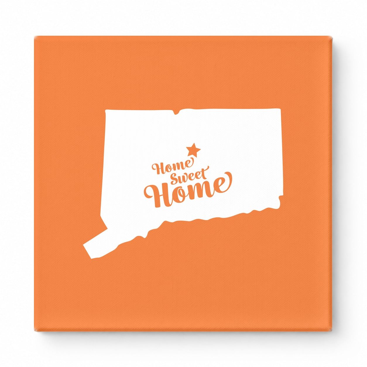 Home Sweet Hartford — Connecticut State Silhouette