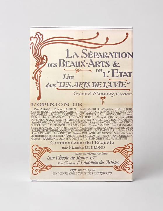La Séparation des Beaux-Arts & de l'État 1905 - Belle Époque Vintage Poster Wall Art
