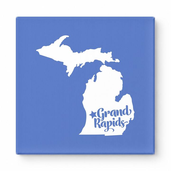 Home Sweet Grand Rapids — Michigan State Silhouette