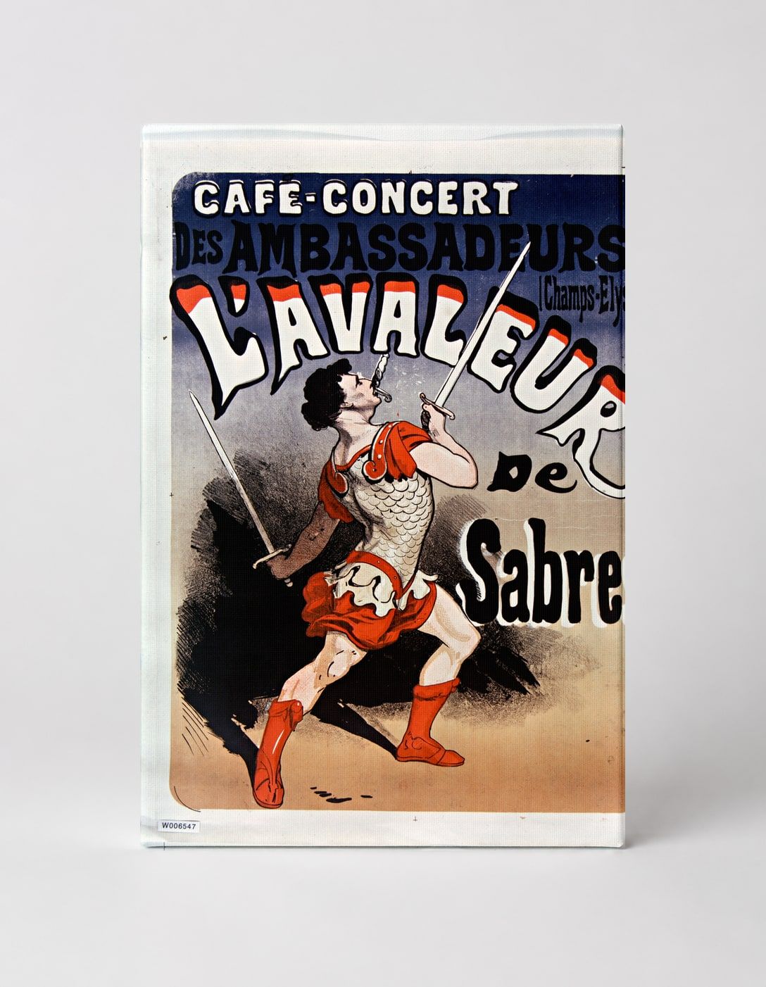 L'Avaleur de Sabres 1890s Café-Concert Vintage Poster Canvas Wall Art