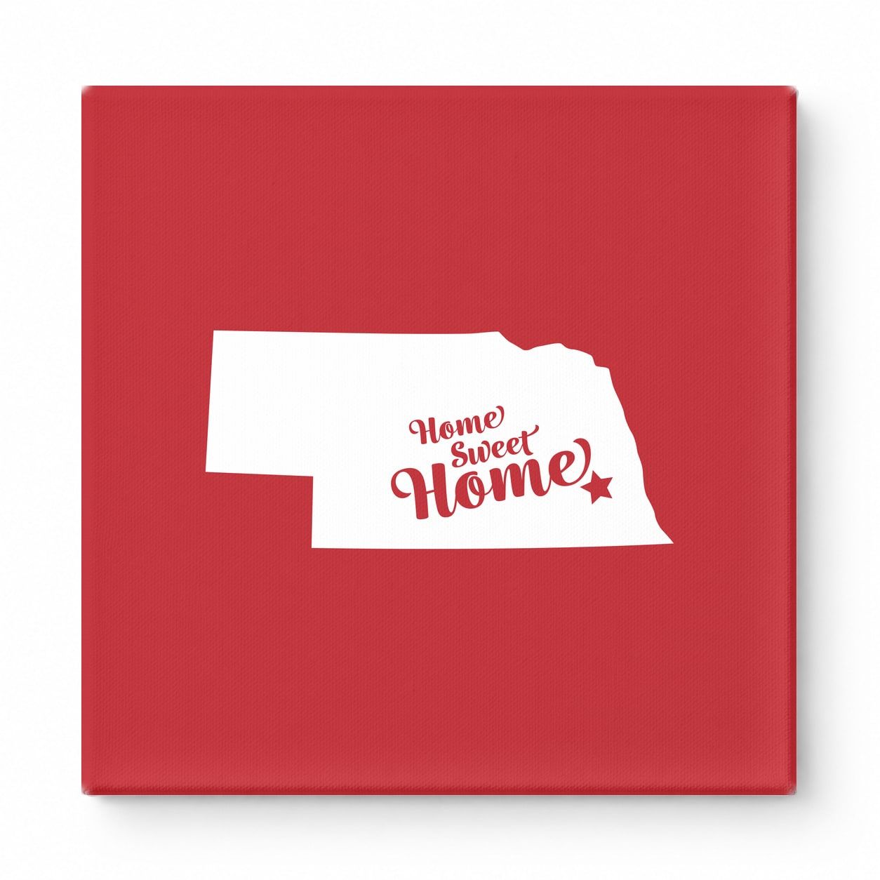 Home Sweet Lincoln — Nebraska State Silhouette