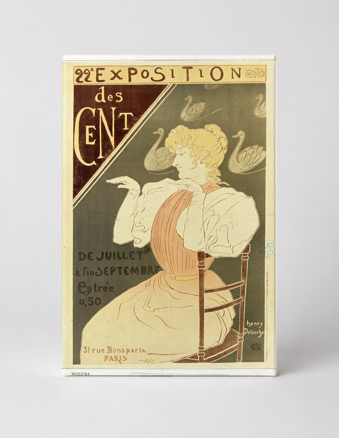 22e Exposition des Cent 1896 - Belle Époque Vintage Poster Wall Art