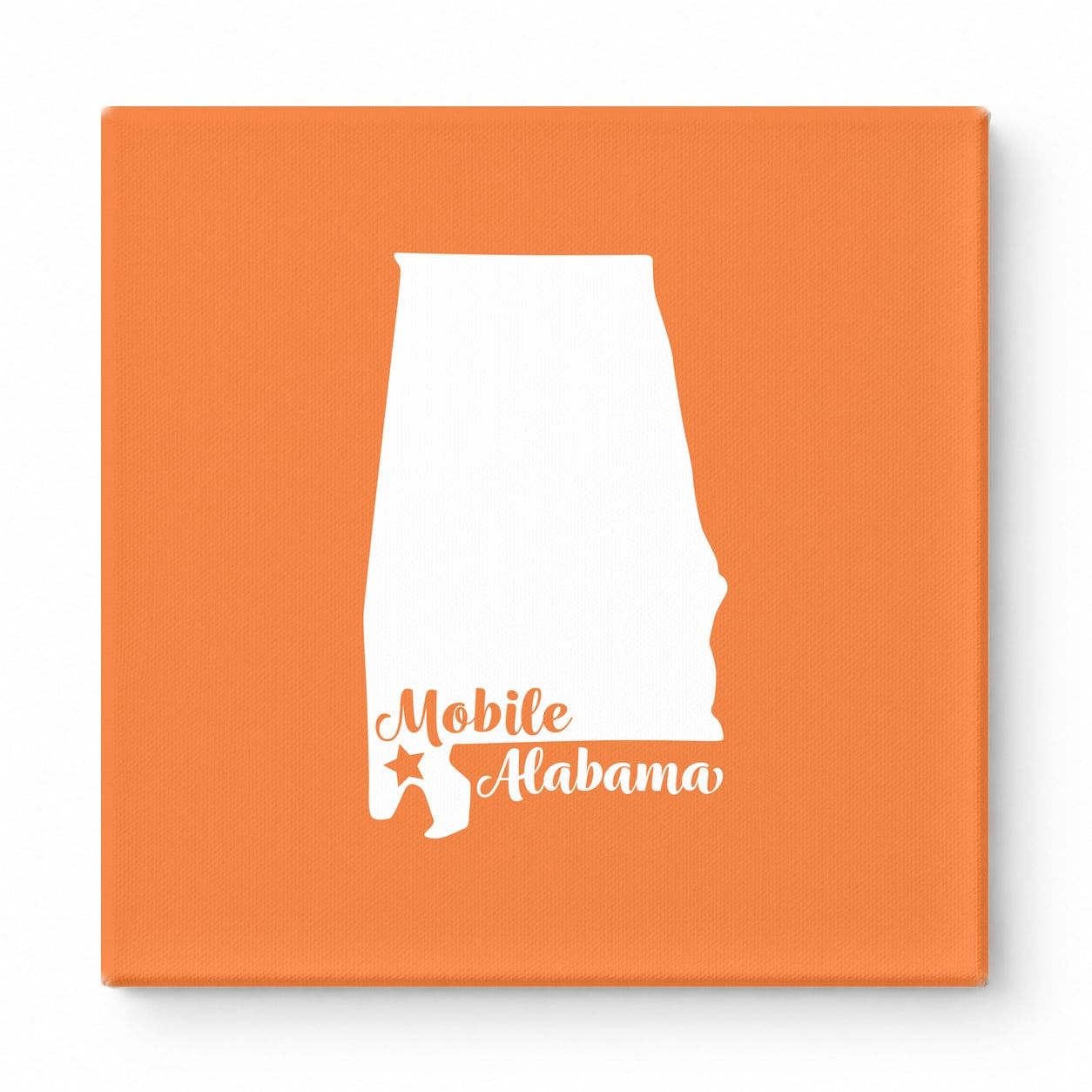 Home Sweet Mobile — Alabama State Silhouette
