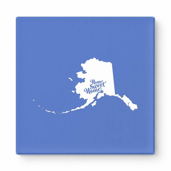 Home Sweet Home — Alaska State Silhouette