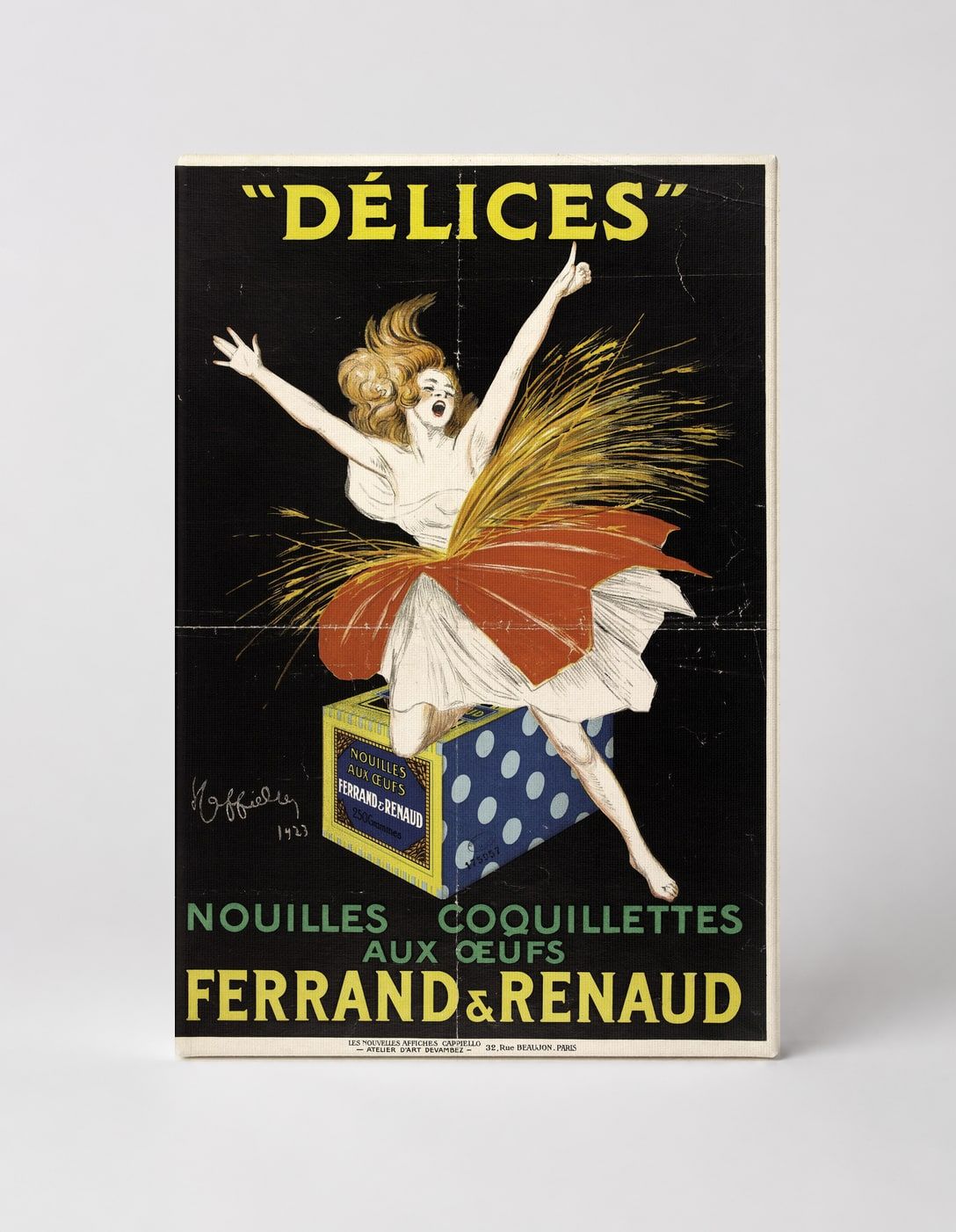 Délices Ferrand & Renaud 1923 - French Art Deco Vintage Poster Wall Art