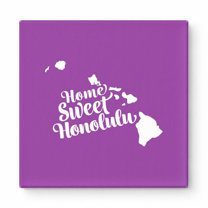 Home Sweet Honolulu — Hawaii State Silhouette