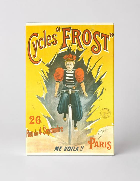 Cycles Frost 1894 - Belle Époque French Bicycle Vintage Poster Wall Art