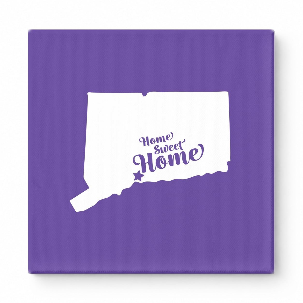 Home Sweet New Haven — Connecticut State Silhouette