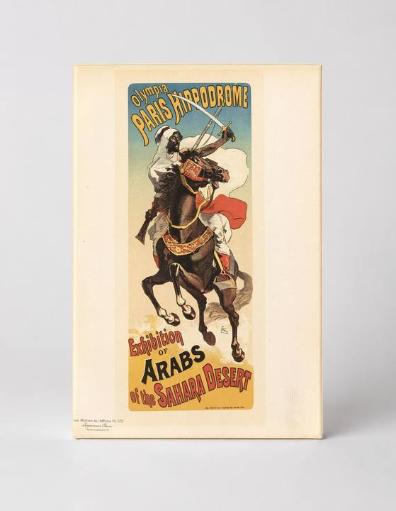 Paris Hippodrome Arab Exhibition 1890s - Vintage Belle Epoque Poster Wall Art