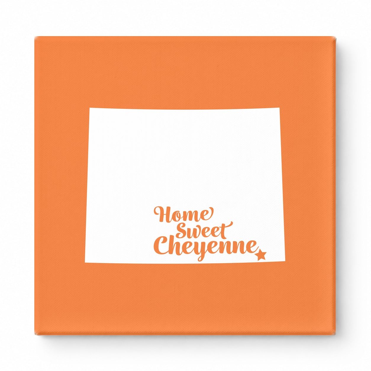 Home Sweet Cheyenne — Wyoming State Silhouette