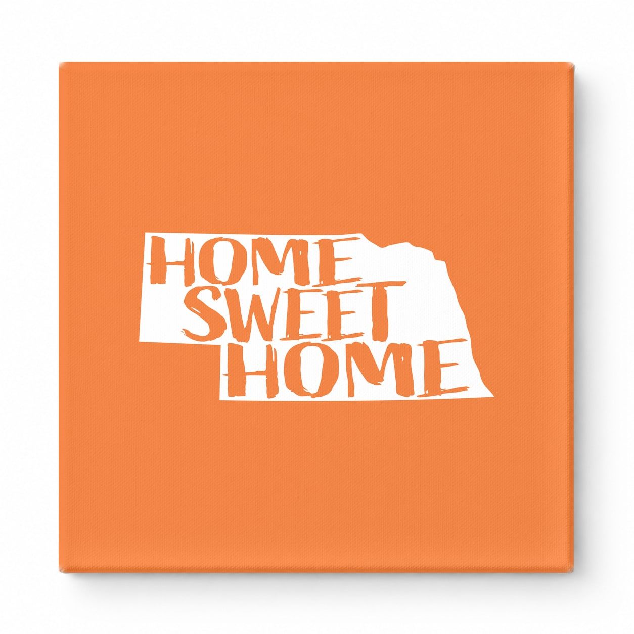 HOME SWEET HOME — Nebraska State Silhouette