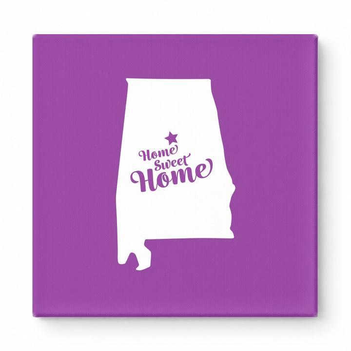 Home Sweet Montgomery — Alabama State Silhouette