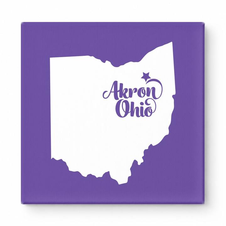 Home Sweet Akron — Ohio State Silhouette